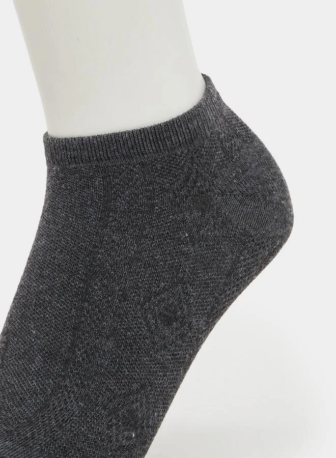 Styli  Pack of 5- Breathable Comfortable Hollow Detail Soft Socks for Men | Best Price UAE